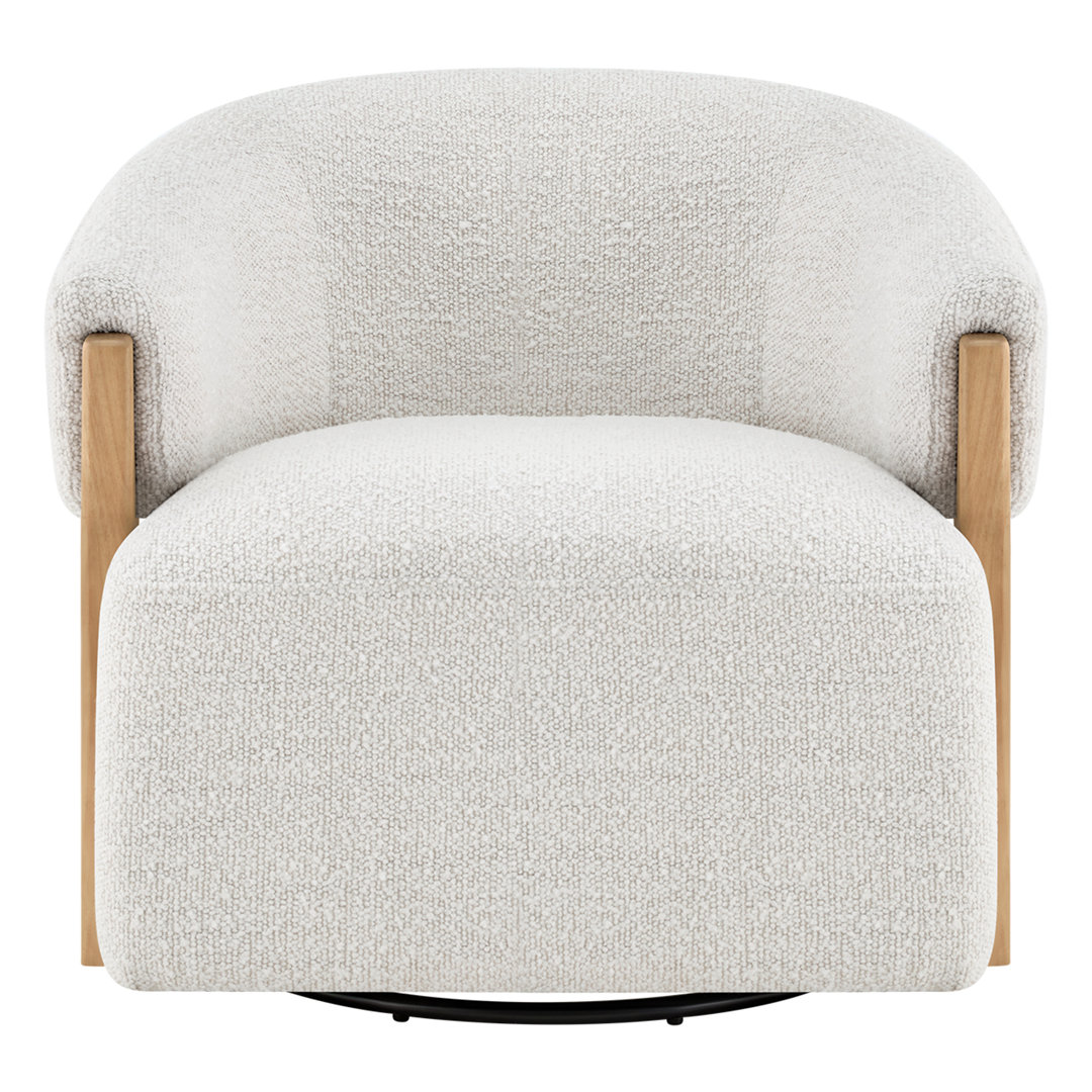 Longfield Upholstered Swivel Accent Chair